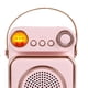 thumbnail image 5 of Mini altavoz de Karaoke, micrófono, altavoz para al aire libre, caja de música Retro, altavoz portátil, máquina de Karaoke para reuniones Rosa, 5 of 7