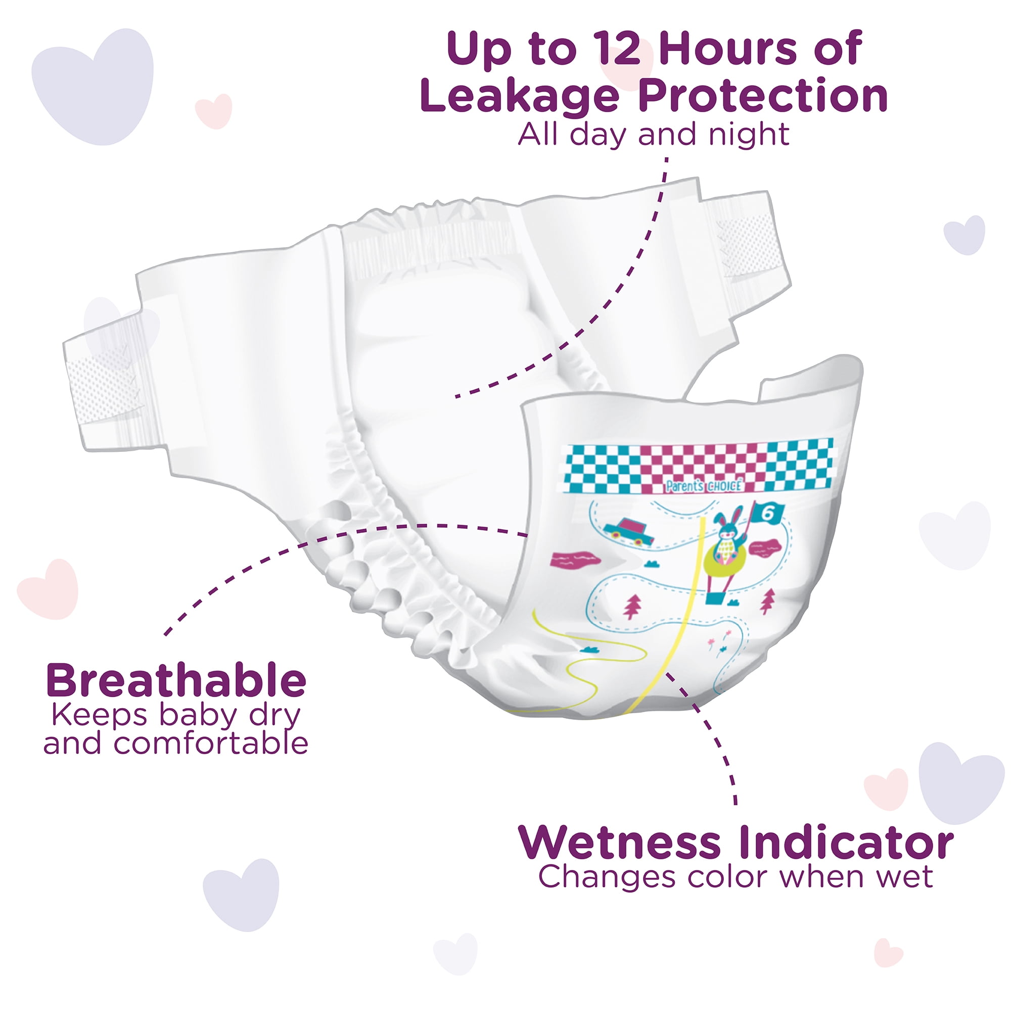 diapers parents choice size 7