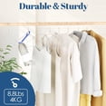 thumbnail image 4 of SPECILITE 18in Wire Metal Clothes Hangers Bulk 100 Pack, Space Saving, Ultra Thin for Large Size Suits, Coats, Silver, 4 of 7