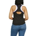 thumbnail image 5 of Women's WEAR by Erin Andrews Black Colorado Rockies Colorblock Racerback Tank Top, 5 of 5