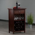 thumbnail image 3 of Winsome Chablis wine cabinet in Walnut Finish, 3 of 9