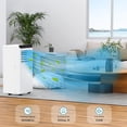 thumbnail image 4 of Ourlova 10000 BTU Portable AC White 3-in-1 Unit Cools 450 Sq Ft Dehumidifier 24H Timer, 4 of 7