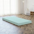 thumbnail image 5 of Abstract Foldable Mattress, Wide Stripes or Chevron, 74.8" x 39.4", Seafoam Pale Blue, by Ambesonne, 5 of 6