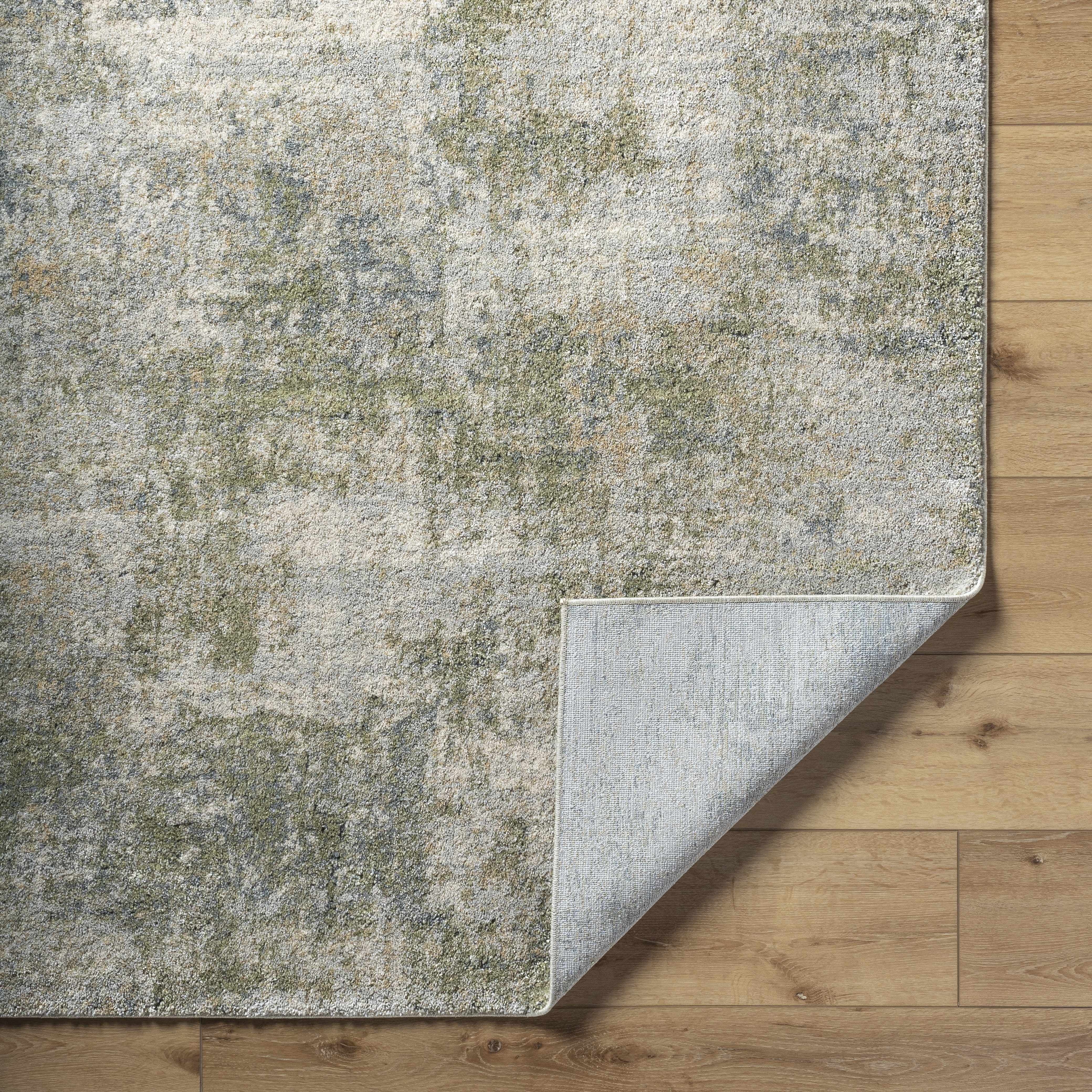 Hauteloom Zazie Living Room, Bedroom Area Rug - Contemporary - High Pile - LightGray, LightBeige, LightOlive - 10' x 14'