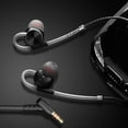 thumbnail image 4 of COFEST Metal Magics Sound Magnetic Sports Earphones - High Fidelity Audio, IPX7 Waterproof, Ergonomic Design with Remote Control & Hands-Free Calling - Includes 3 Pairs of Silicone Sleeves Black, 4 of 9