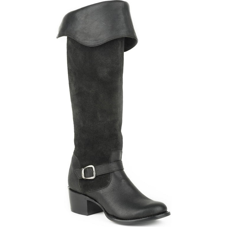 stetson women's bianca goat over the knee riding boot round toe