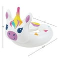thumbnail image 7 of (3 pack) Bluescape White Unicorn Split Inflatable Swim Ring Pool Float for Kids, Ages 3 to 6, Unisex, 7 of 7