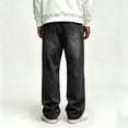 thumbnail image 4 of Cmfcve Hip Hop Baggy Jeans for Men Casual Wide Leg Denim Pants, 4 of 8
