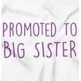thumbnail image 2 of Promoted Big Sister Expecting Sibling Youth T Shirt Tee Girls Infant Toddler Brisco Brands 5T, 2 of 5