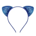 thumbnail image 3 of HNMKIU Heardband Children Cartoon Cat Ears Headband Candy Color Onion Sequins Thin Hair Accessories Cute Hairpin for Girls Blue,One Size, 3 of 3