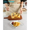 thumbnail image 4 of CozyNestFinds 6x6 Inches Square Glass Casserole Dish With Glass Lid - Microwave Safe Bakeware for Cooking, 4 of 17