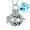 Steel/Blue, variant on Vintage Hollow Flower Urn Necklace for Ashes Memorial Locket Pendant Urn Small Urns For Ashes Keepsake Urn Necklace Cremation Jewelry
