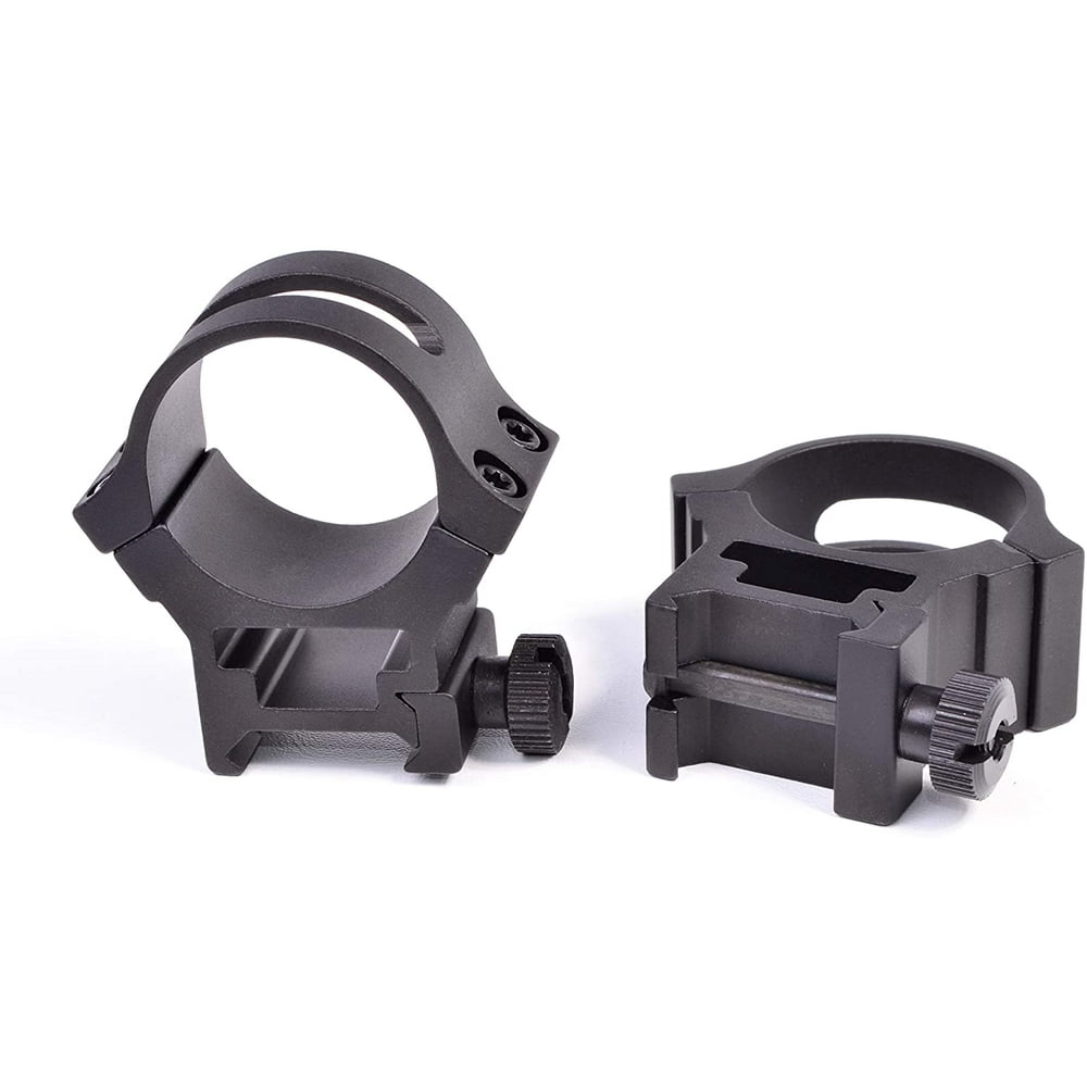 Hammers Tall Height See Thru 30mm Scope Rings for Weaver Rail and
