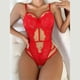 thumbnail image 5 of Gibobby Conjunto Lencería Tanga Y Bralette Tanga de Encaje Nueva Ropa Interior Sexy Lencería Tanga Flor Ropa de Dormir Sujetador de Íntimos Bustier Lingerie(Rojo, CH), 5 of 5