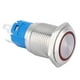 thumbnail image 2 of Interruptor de botón de metal 1NO 1NC con reinicio automático de luz LED de 16 mm para modificación de automóvil (luz roja 5 V) VoborMX herramienta, 2 of 8