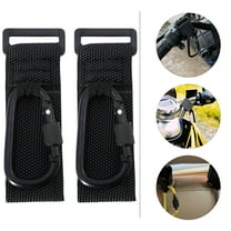 LEORX stroller hooks heavy duty Nursery Bag Hanger Black for Shoppers Daily Use 2Pcs