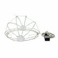 thumbnail image 3 of Kurt S. Adler 12 in. Cool White Superbright LED Clear Wire Foldable Metal Sphere, 3 of 9