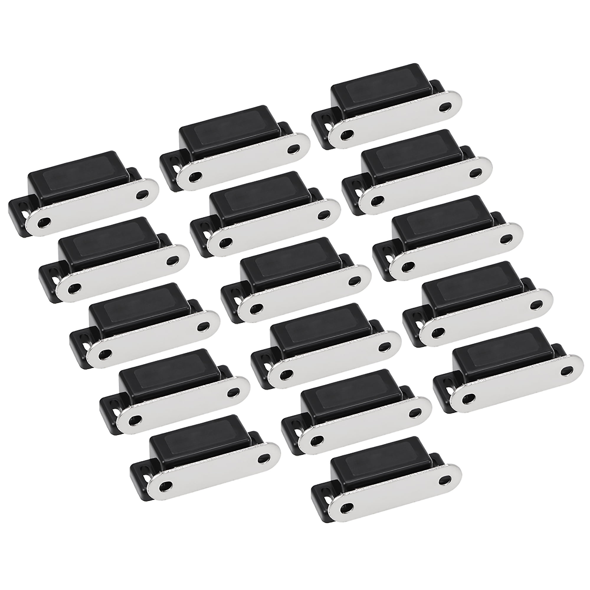 Uxcell Latches Catch Plastic Metal Black 16 Pack