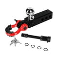 thumbnail image 2 of Hitch de remolque u gancho de remolque de grillete para receptor de 2 pulgadas para jeeps camiones de 33,000 límite de ruptura kit de receptor, 2 of 8