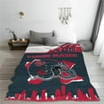 thumbnail image 3 of Custom Houston Blanket Personalized Throw Blankets Name and Number for Men Women Boy Football Style Decor Gifts, 3 of 6