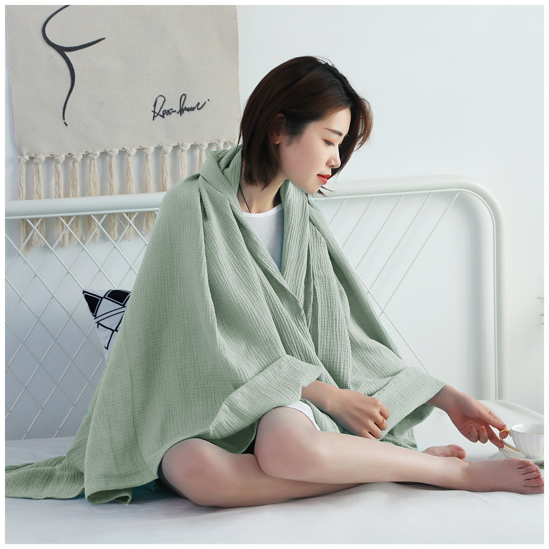 100 Lightweight Cotton Summer Blanket