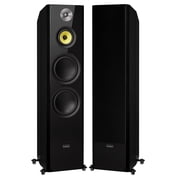 Fluance Signature HiFi Surround Sound Home Theater 7.0 Channel Speaker System including 3-Way Floorstanding Towers, Center Channel, Surround and Rear Surround Speakers - Black Ash (HF70BR)
