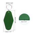 thumbnail image 2 of Unique Bargains Vintage Motel Keychain Blank Hotel Keychains Rhombus Retro Key Tag, Olive Green, 16 Pack, 2 of 7