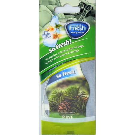 (5 pack) (5 Pack) Fresh Way DF04 - Dry So Fresh Car Air Freshener (Pine) 3 Pack