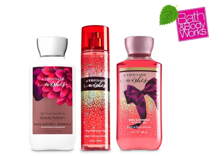 Bath & Body Works A Thousand Wishes Body Set - Shower Gel, Body Lotion