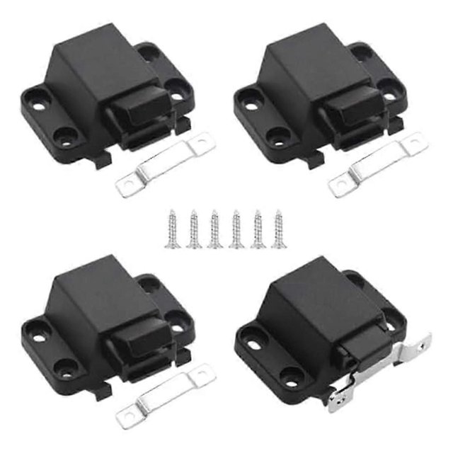 Self Closing Push Door Latches Hardware Kitchen Cabinet Push Latches Drawer Locks Push Pull Tips on.