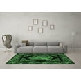 thumbnail image 3 of Ahgly Company Indoor Rectangle Medallion Emerald Green French Area Rugs, 8' x 10', 3 of 4