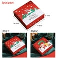 thumbnail image 2 of 5pcs For Swiss Roll Cake Cookies Nougat Baking Cardboard 4 Cavities Christmas Packing Box Pastry Cases Gift Package Boxes Mooncake Packing 5PCS STYLE 2, 2 of 8