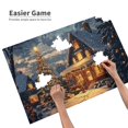 thumbnail image 4 of 1000 PCS Christmas Eve 1000 Piece Family jigsaw puzzles,Enjoy the puzzle solving process,Puzzles suitable for entertaining with family during holidays,Modern Art Wooden Puzzle for Adults, 4 of 6
