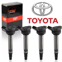 1PZ CZ0-910 4 Genuine Ignition Coil For Denso 90919-02258 673-1310 Toyota Corolla Prius 1.8L