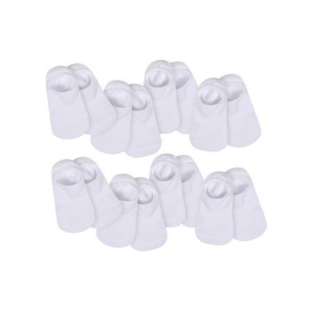 Gerber Baby Boys and Baby Girls Jersey No Show Wiggle Proof Socks, 8-Pack