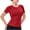 #153-Red, variant on Roncen Women Workout Shirts Athletic Compression Tee Dry Fit Yoga Gym Basic Tops