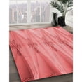 thumbnail image 3 of Ahgly Company Tapis d'Intérieur Lavables en Machine, Rectangulaires, Transitionnels, Rouge, 5' x 8', 3 of 7