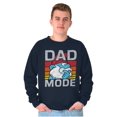 thumbnail image 5 of Funny Papa Smurf Cartoon Dad Mode Men's Crewneck Sweatshirt Brisco Brands S, 5 of 6