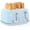 Blue - 4 Slice, variant on 2 Slice Stainless Steel Toaster Retro with 6 Bread Shade Settings, Bagel, Cancel, Defrost Function, Extra Wide Slot, Removable Crumb Tray, Red