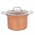 thumbnail image 3 of CONCORD 7 QT Copper Non Stick Stock Pot Casserole Coppe-Ramic Series Cookware (Induction Compatible), 3 of 4