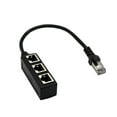 thumbnail image 1 of SNEDIY Splitter Ethernet RJ45 Cable Adapter 1 Male To 2/3 Female Port LAN Network Connector Wire Ethernet RJ45 Cable Adapter, 1 of 3