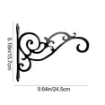 thumbnail image 3 of Plant Hangers Outdoor,Plant Hanger Bracket,10In Metal Hanging Plant Bracket With Beautiful Bird Pattern – Anti Rust Plant Hooks For Hanging Baskets, Bird Feeder, Windchime, Lantern, 3 of 7