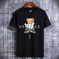 thumbnail image 7 of Newest Men‘s Cotton T-shirt Summer Design Breathable Short Sleeve Tee Man Solid Color Wear Vintage Streetwear O-Neck Tops Shirt, 7 of 7
