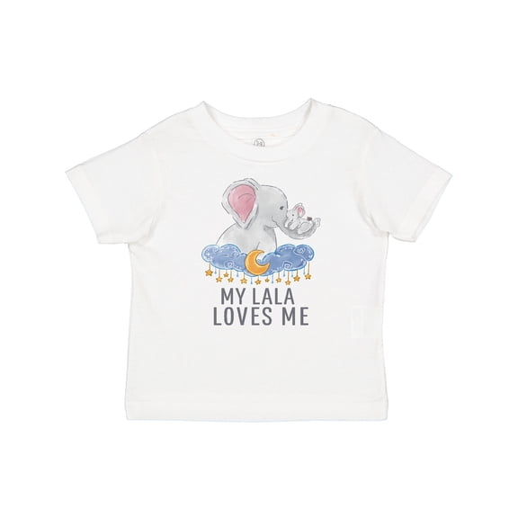 Inktastic I Love My Lala Elephant Family Boys or Girls Baby T-Shirt