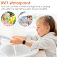 thumbnail image 6 of SHANNA 4G Kids Watch Phone with Dual ​Camera, Kids Smart Watch for Girls Boys, IP67 Waterproof, 2-Way Calls, GPS SOS Video &Voice Chat, Wrist Watch for Kids Aged 3-14 Birthday Gifts (Black), 6 of 10