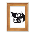 thumbnail image 1 of Dragon Animal Art Grain Outline Desktop Wooden Photo Frame Display Picture Art Painting Multiple Sets, 1 of 3