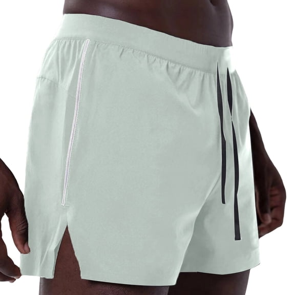 Stamzod Gym Shorts Men Quick Dry Athletic Shorts Lightweight Gym Workout Shorts with Pockets Green L