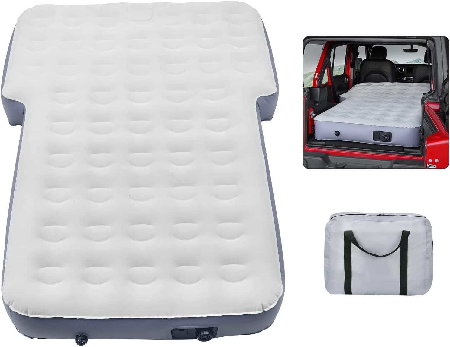 Yodudm 10inch Ultra Thick SUV Air Mattress Camping Bed, Inflatable Car  Mattress SUV, Air Mattress for Jeep JL JLU Unlimited 4 Door Toyota 4runner  Ford Bronco 2021 2022 