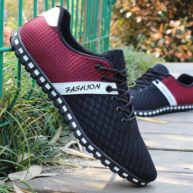 Zapatillas cómodas, zapatos atléticos transpirables para hombre, zapatos para correr de malla súper ligeros, zapatos súper deportivos, zapatillas para correr para hombre
