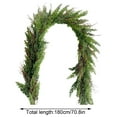 thumbnail image 2 of Realistic Cedar Wreath for Home Decoration Soft and Thick Cedar for Indoor Outdoor Use for Holiday and Party, 2 of 5